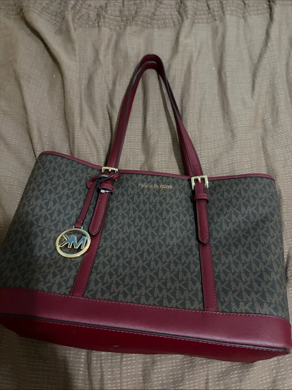 Michael Kors jet set travel tote